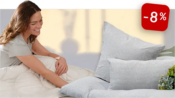 Sparen Sie 8 % beim Kauf einer Leicht-Bettdecke und passender Bettwäsche